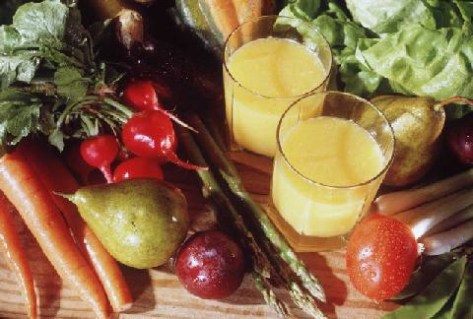 Juices can deliver a whopping great punch of valuable nutrients and enzymes into your body quickly and easily