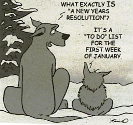 Just how worthwhile are New Years resolutions when 1st March rolls around? 