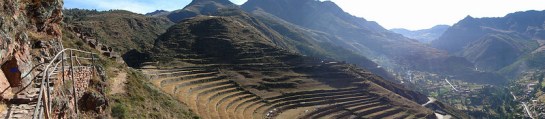 The superfood heartland, where chia, quinoa and other superfoods are cultivated in terraces around Cusco, Peru  Photo credit: Liana John