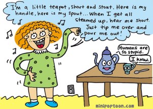 teapot cartoon