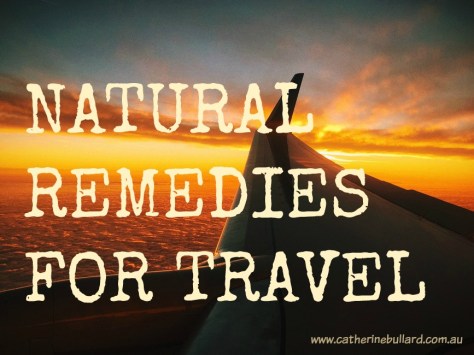 natural remedies for travel